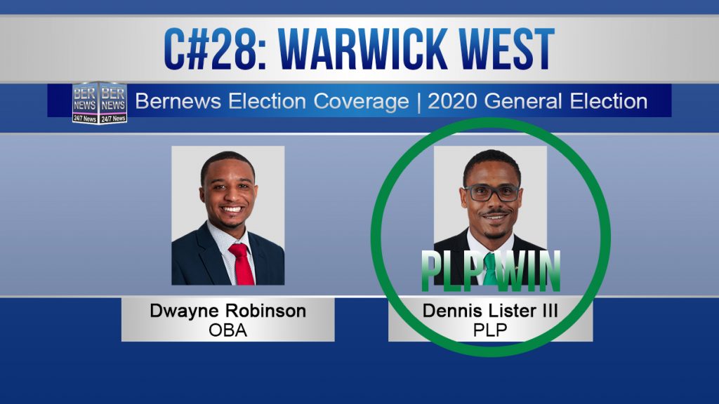 Constituency 28 Warwick West General Election Results